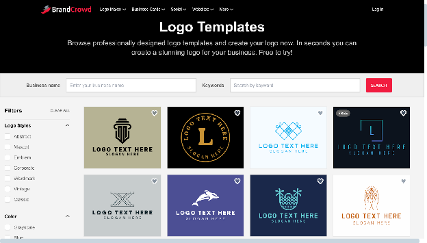 BrandCrowd Screenshot