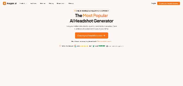 Visually communicates Aragon’s positioning as an enterprise solution by showing consistent, on-brand headshots suitable for company-wide team pages and press materials.
