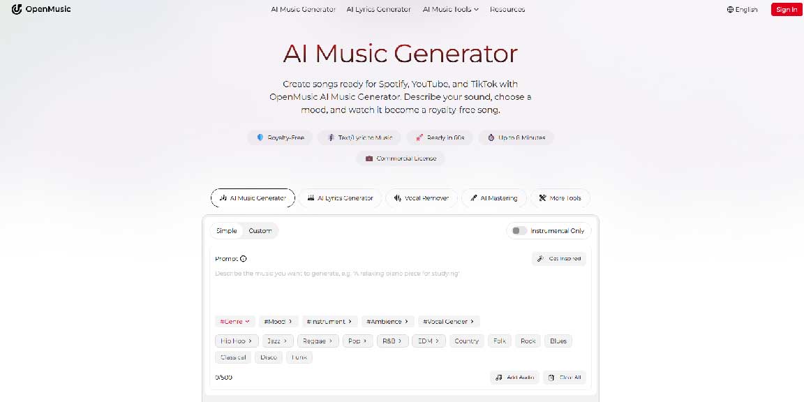 OpenMusic AI