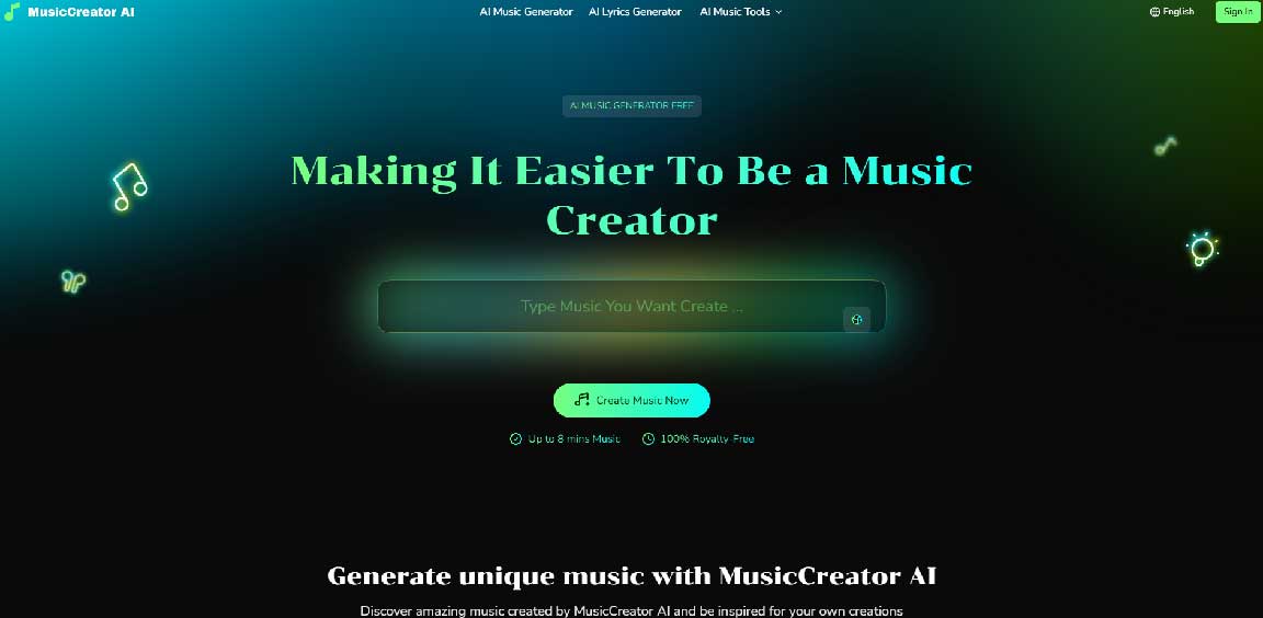 MusicCreator AI