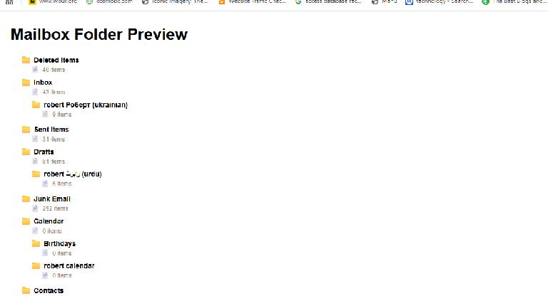Preview your data in html format