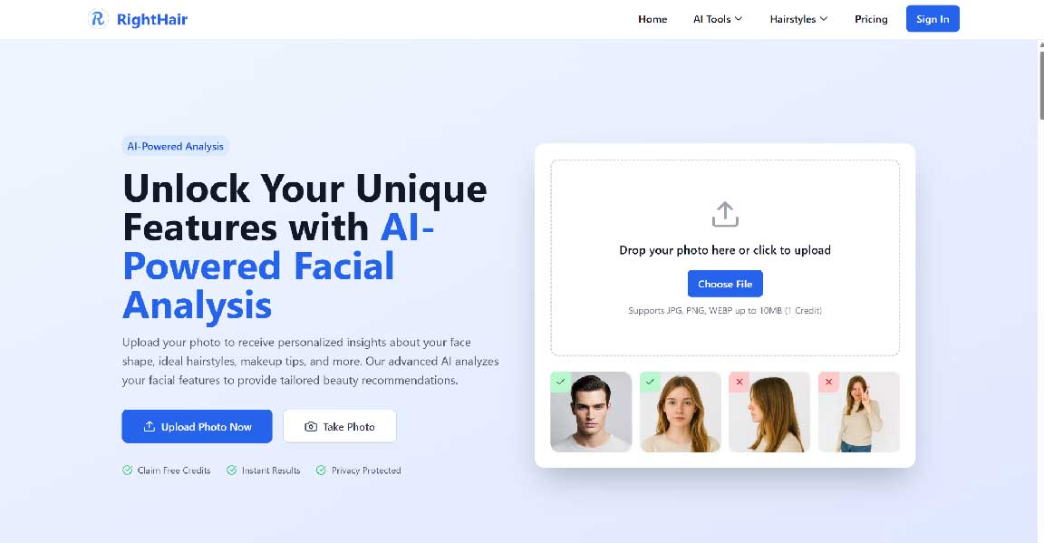 AI facial analysis