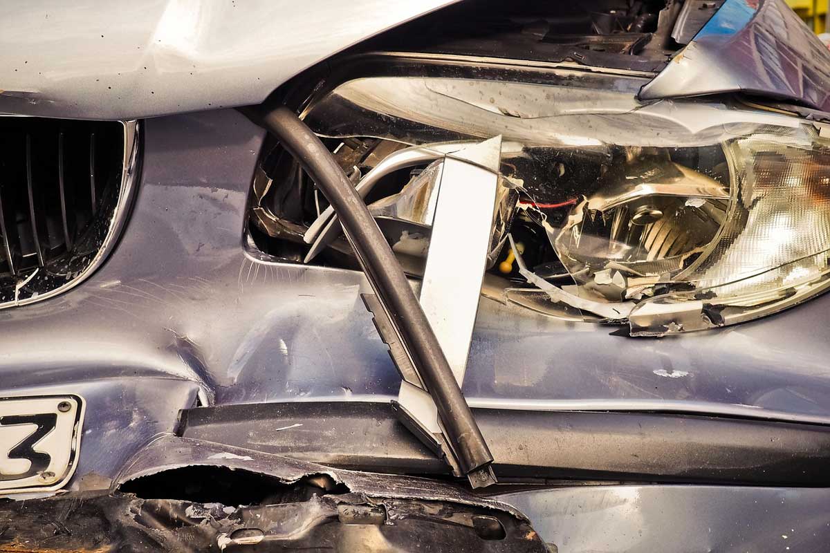 Automobile accident vehiclee