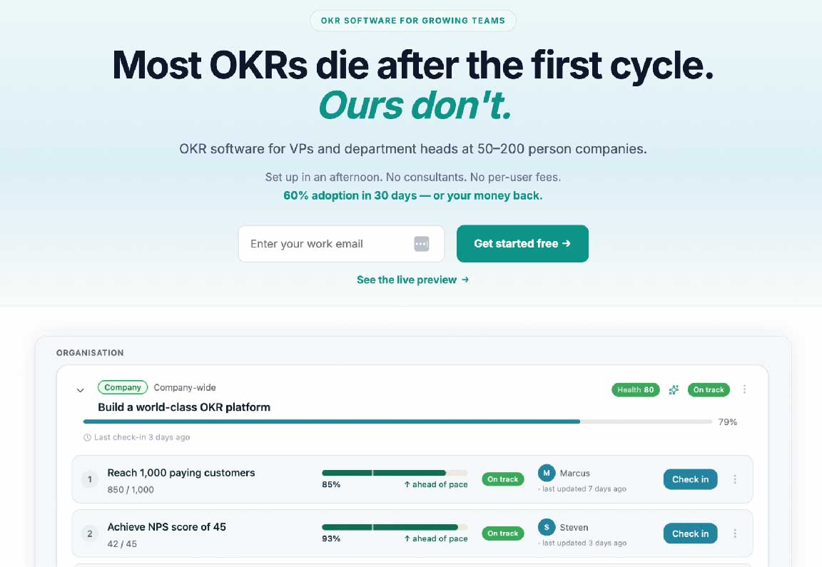 OKRs Tool