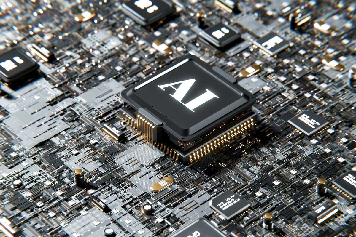 A computer chip