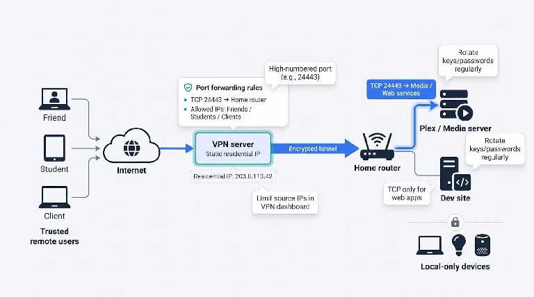 Port forwarding