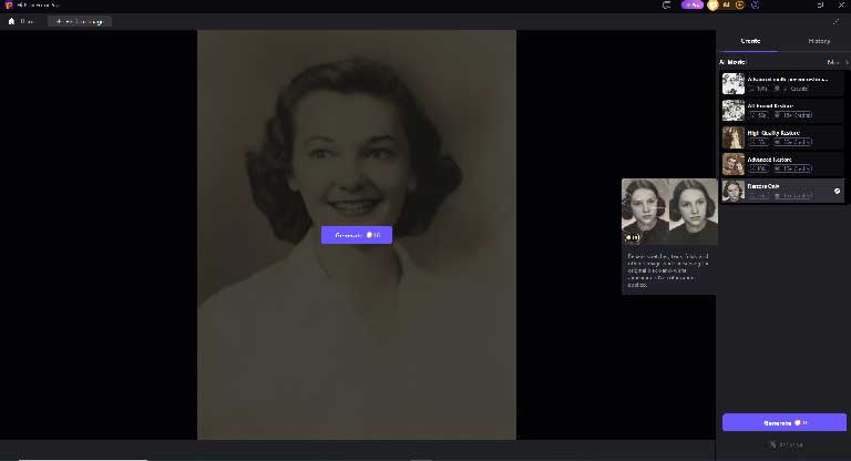 HitPaw FotorPea AI photo restoration tool for restoring old and damaged photos