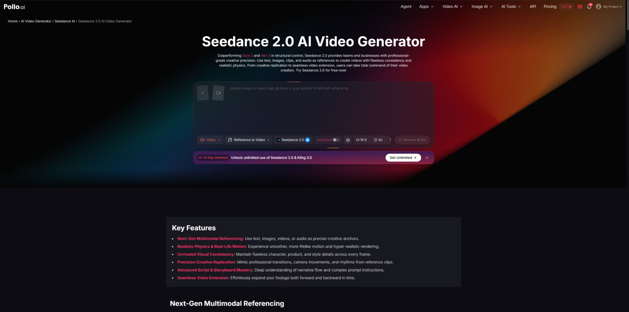 Pollo AI Seedance 2.0