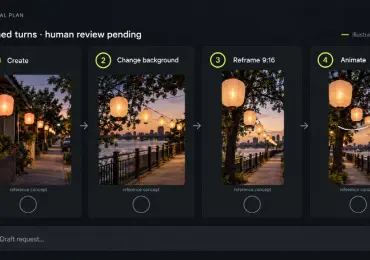 Chat-Based AI Image Generator: A Four-Turn Workflow