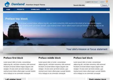Danland 7.x has been ported to Drupal 8